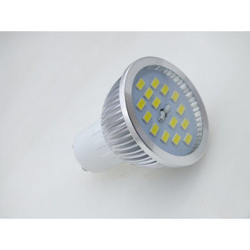 CE RoHS Aluminio GU10 6W 5730 SMD LED Proyector